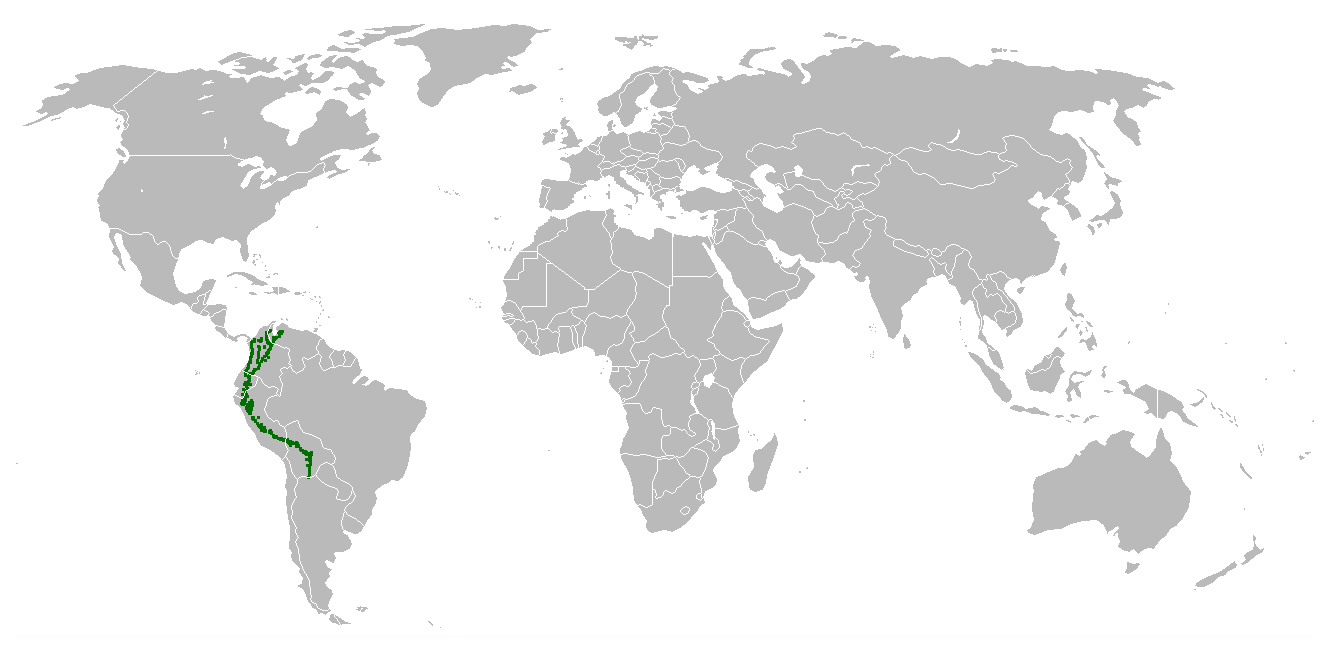Mapa de distribución