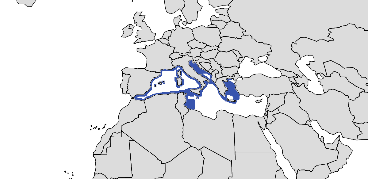 Mapa de distribución