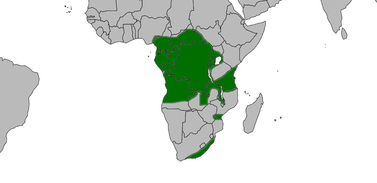 Mapa de distribución