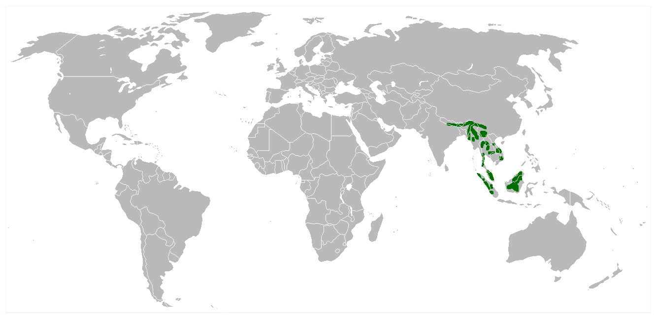 Mapa de distribución