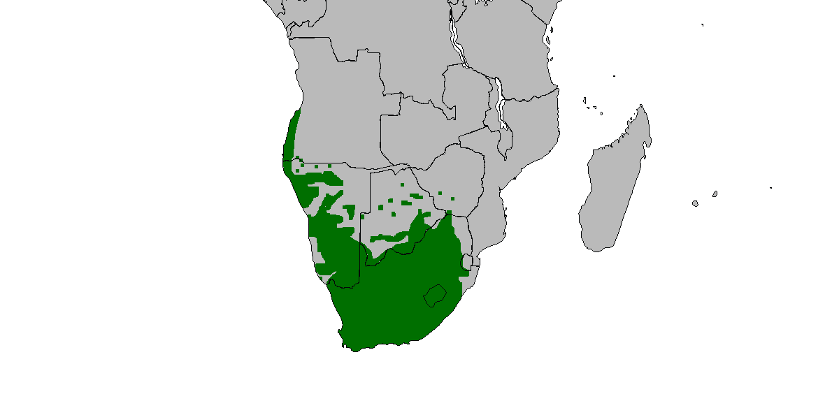 Mapa de distribución