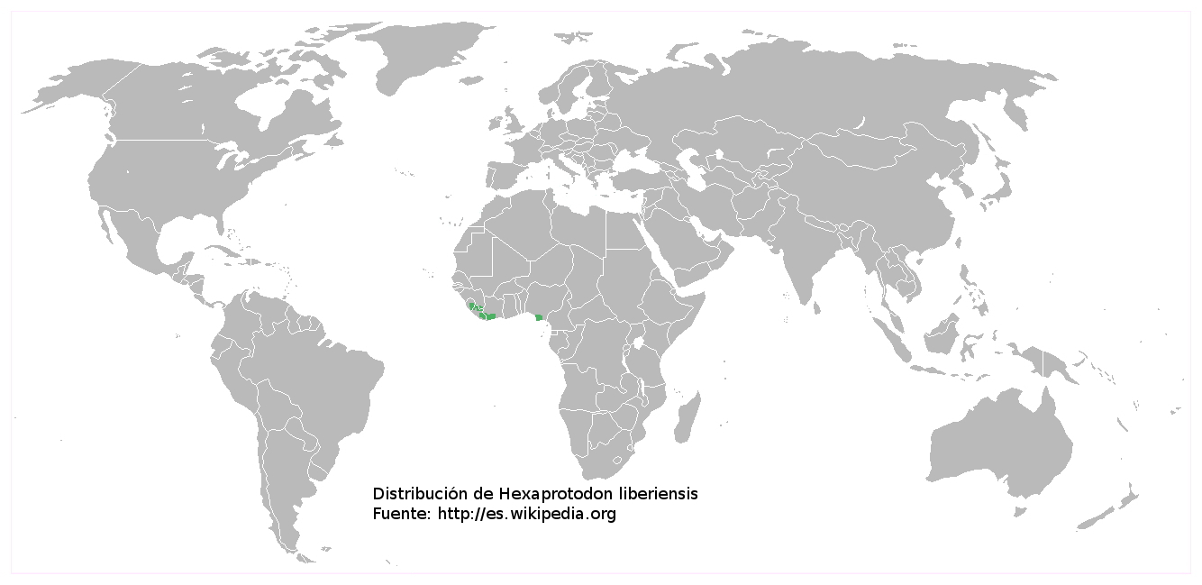 Mapa de distribución