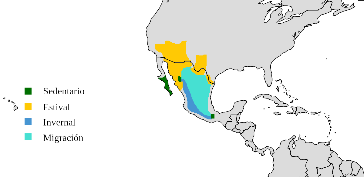 Mapa de distribución