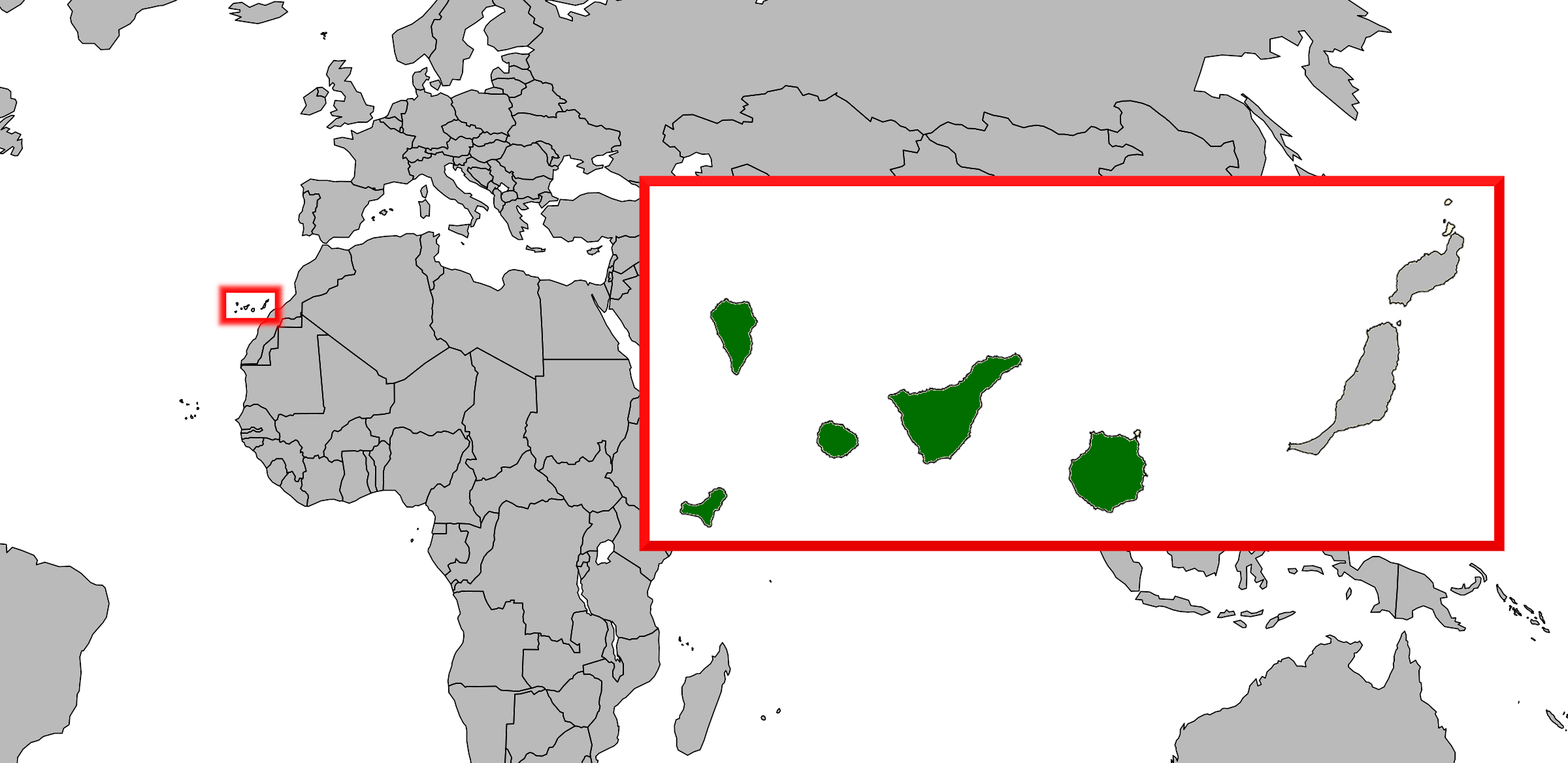 Mapa de distribución