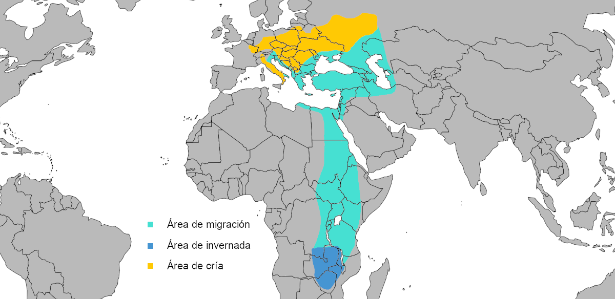 Mapa de distribución