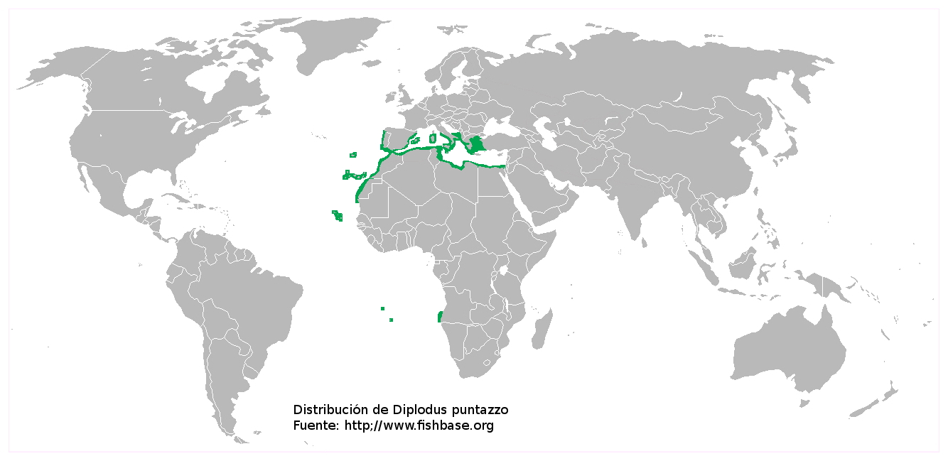 Mapa de distribución