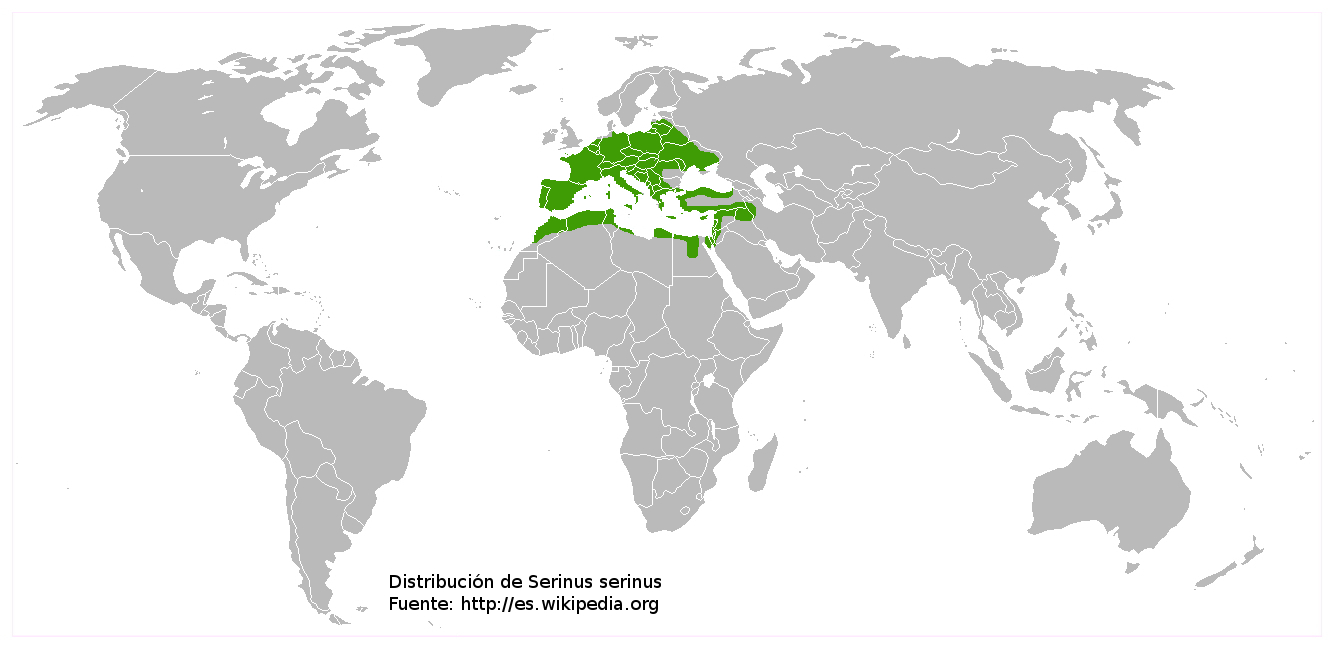 Mapa de distribución