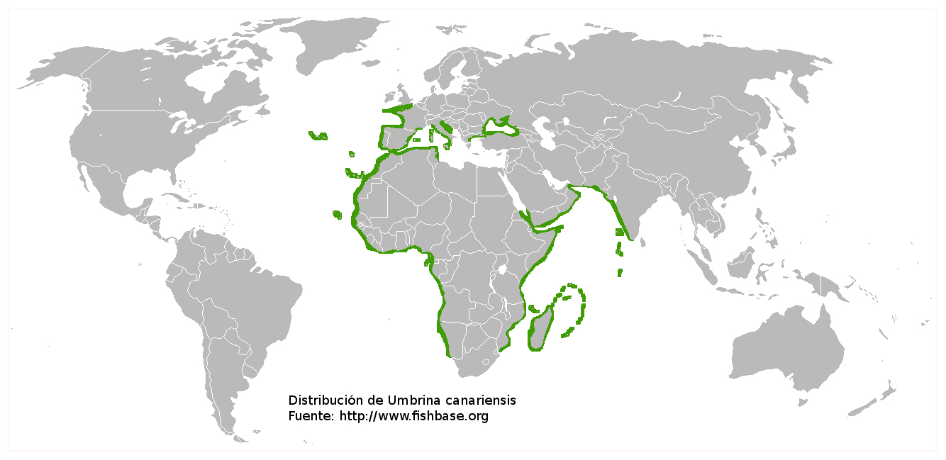 Mapa de distribución