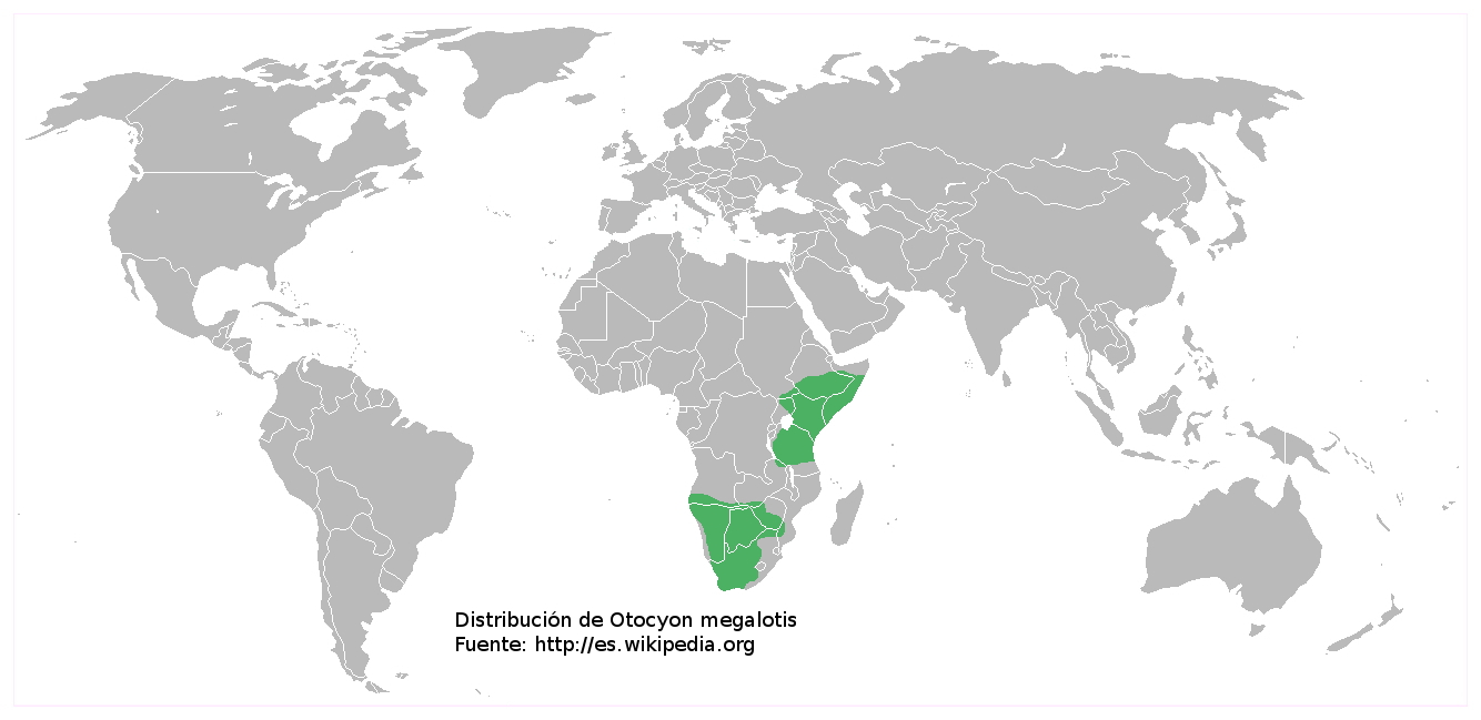 Mapa de distribución